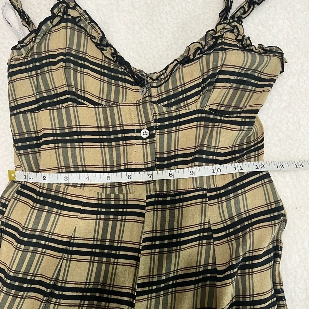Faithfull the Brand Cancun Plaid Jumpsuit XS
